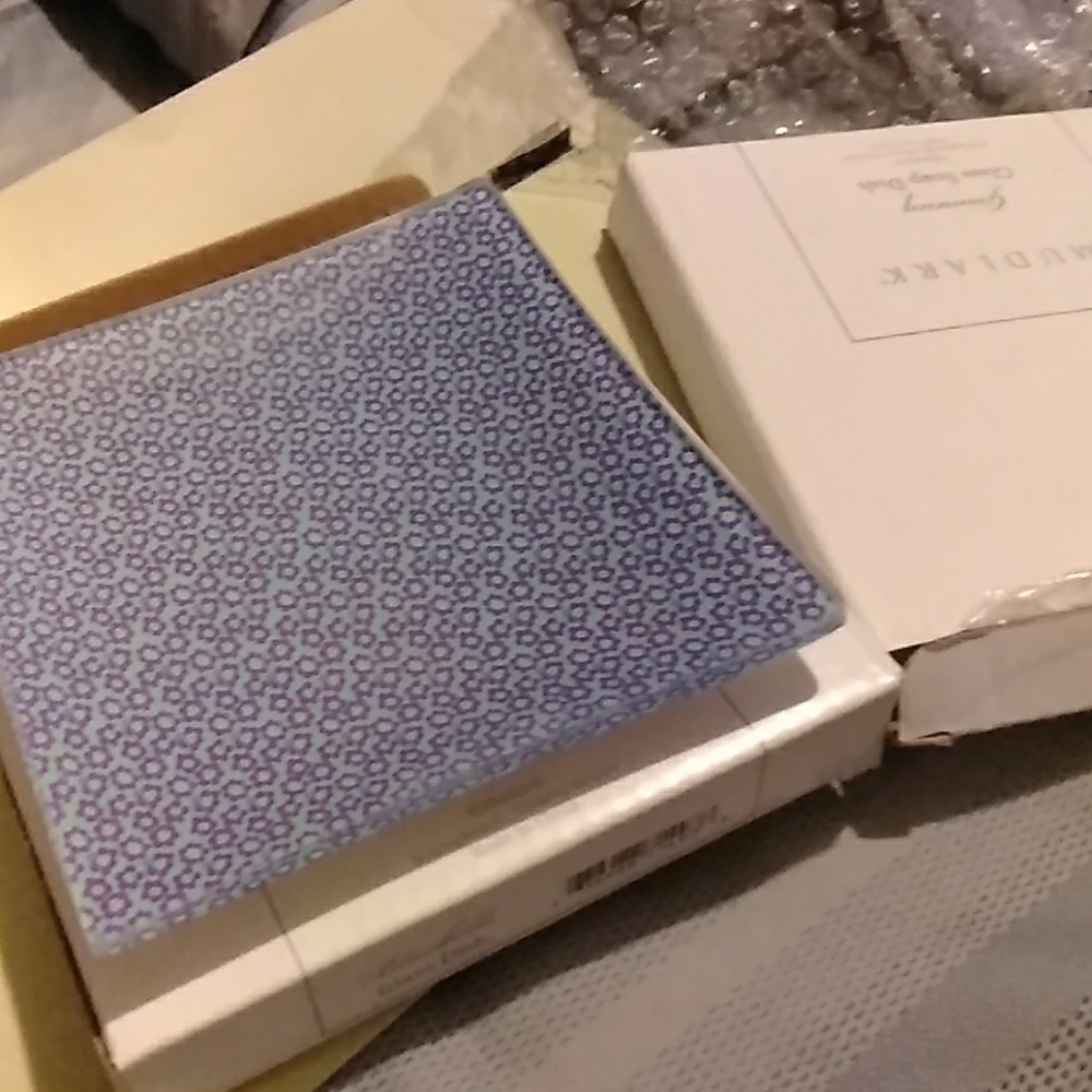 MUDLARK bluebells soap or trinket glass dish